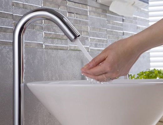 Automatic bathroom faucets