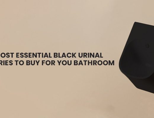 black urinal accessories