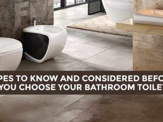 Types To Know and Considered Before You Choose Your Bathroom Toilet