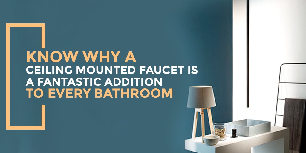 ceiling mounted faucet